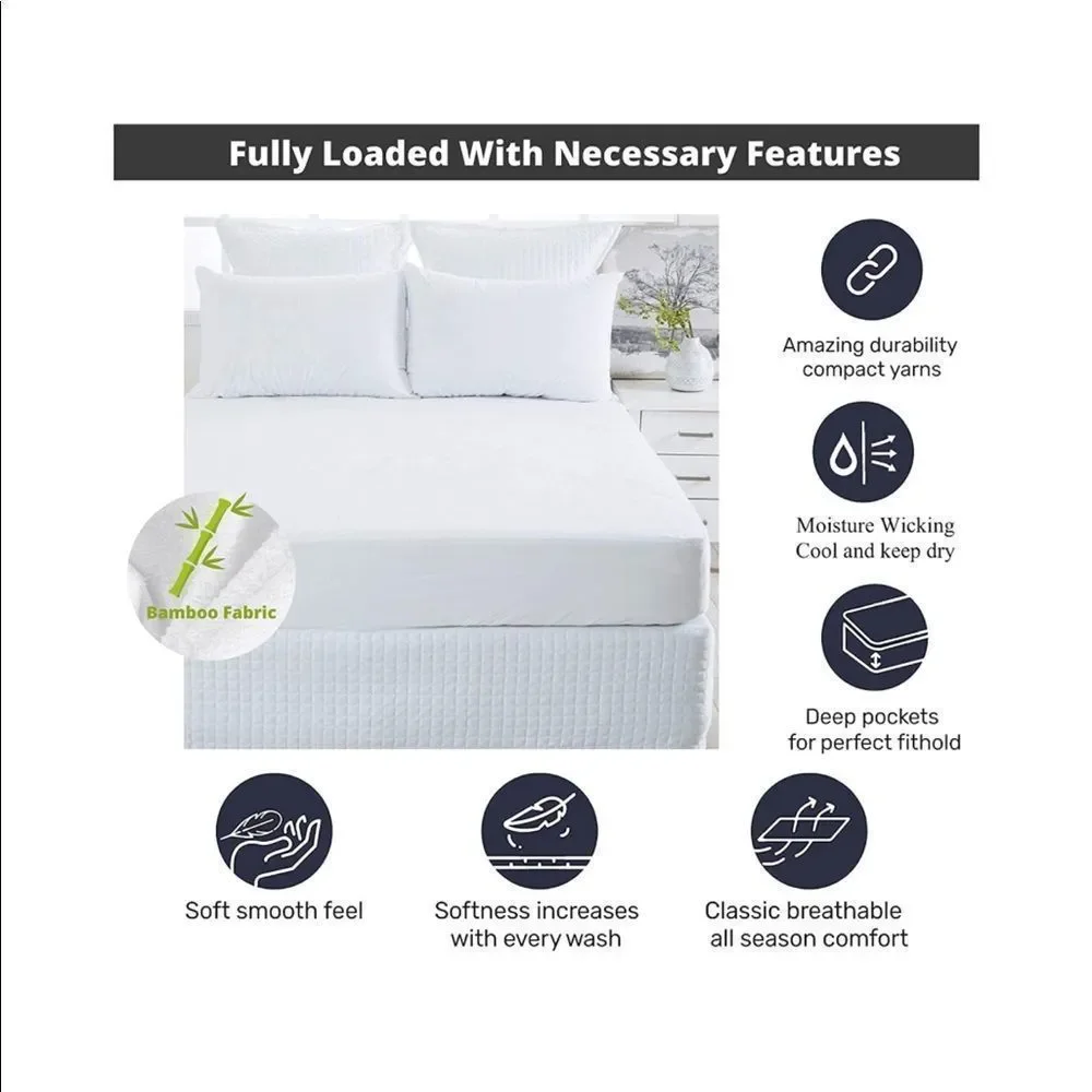 Mattress ProtectorQueenSize 100% Waterproof